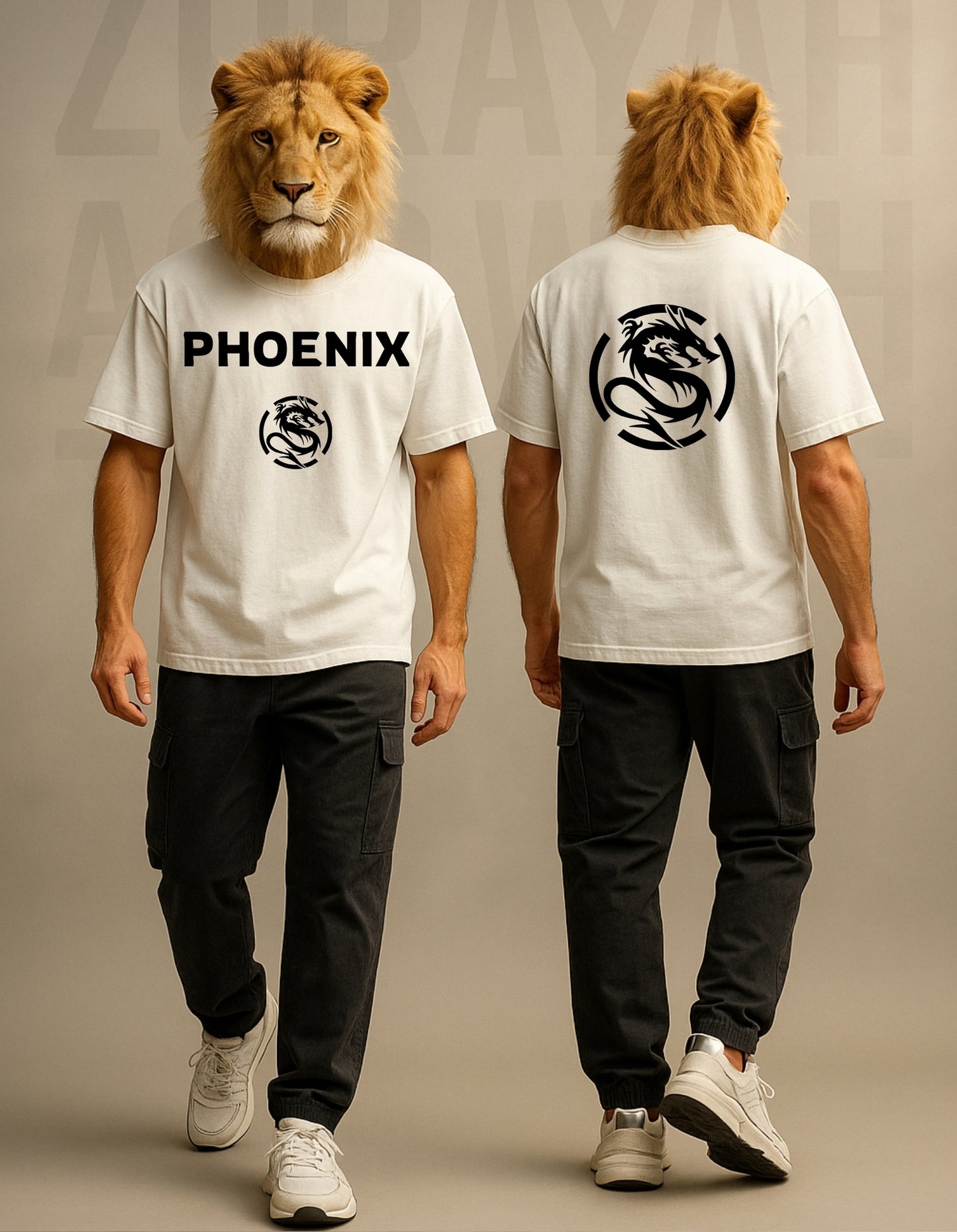 ZORAYAH PHOENIX Oversized T-Shirt β 240 GSM