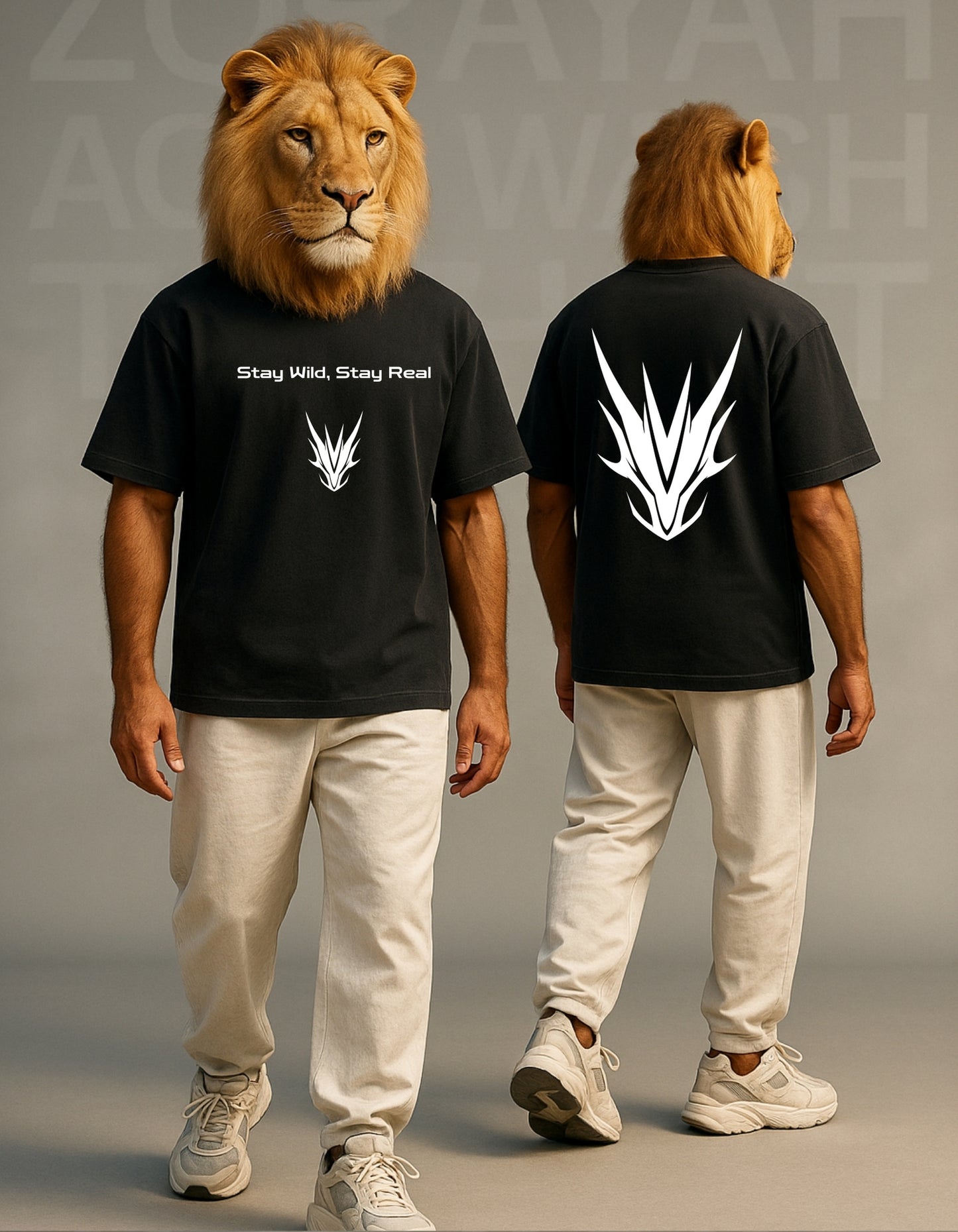 Zorayah, Phoenix T-shirt, Oversized Tee, 240 GSM, Streetwear, Unisex, Dragon Print, Minimal Design, White T-shirt, Black T-shirt