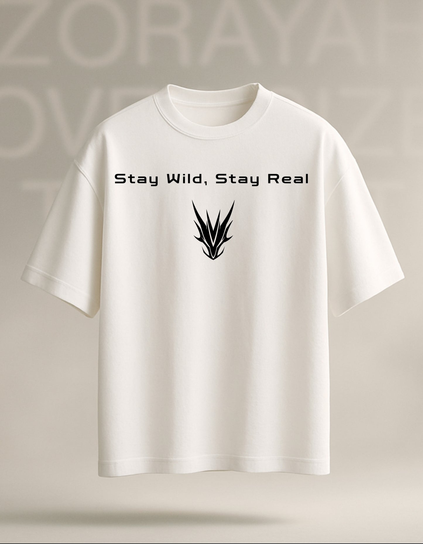Zorayah, Phoenix T-shirt, Oversized Tee, 240 GSM, Streetwear, Unisex, Dragon Print, Minimal Design, White T-shirt, Black T-shirt